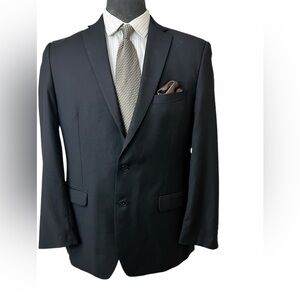 Calvin Klein Slim Fit Blazer made for Macys Men’s Store 100% Wool size 44L.